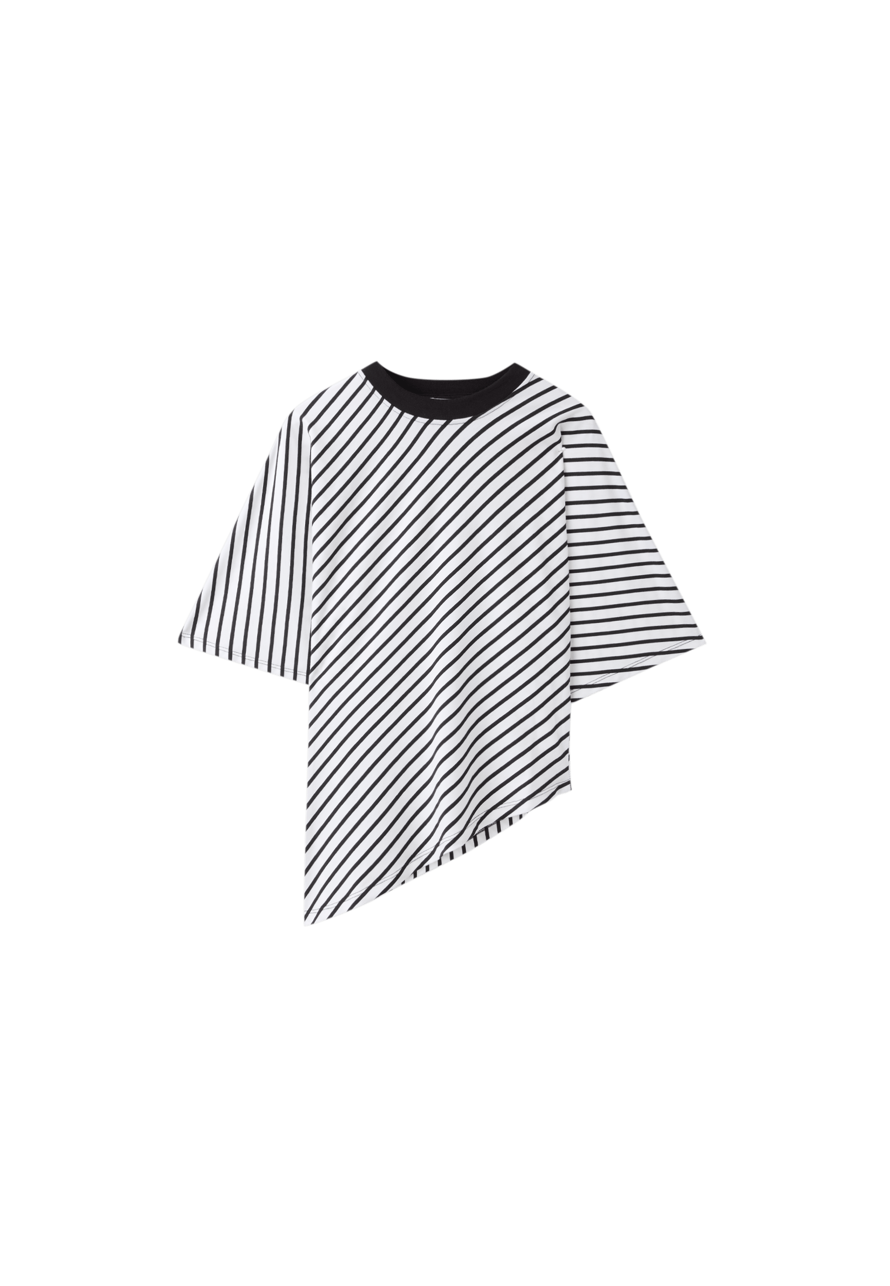 Striped short sleeve T-shirt — Ecru