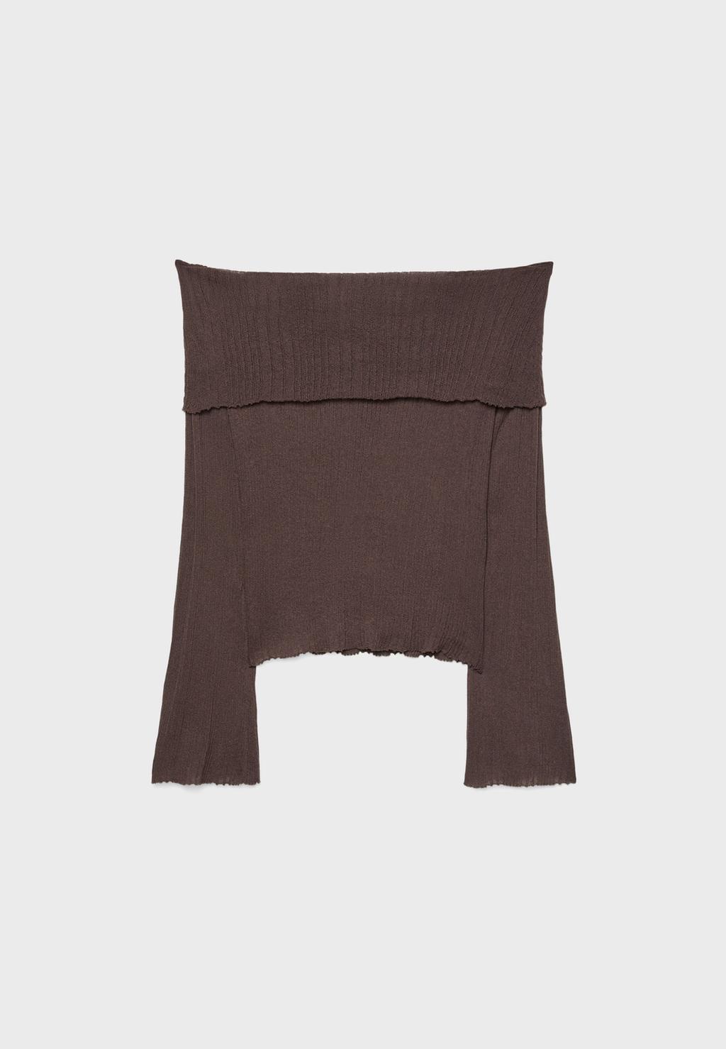 Jersey cuello bardot