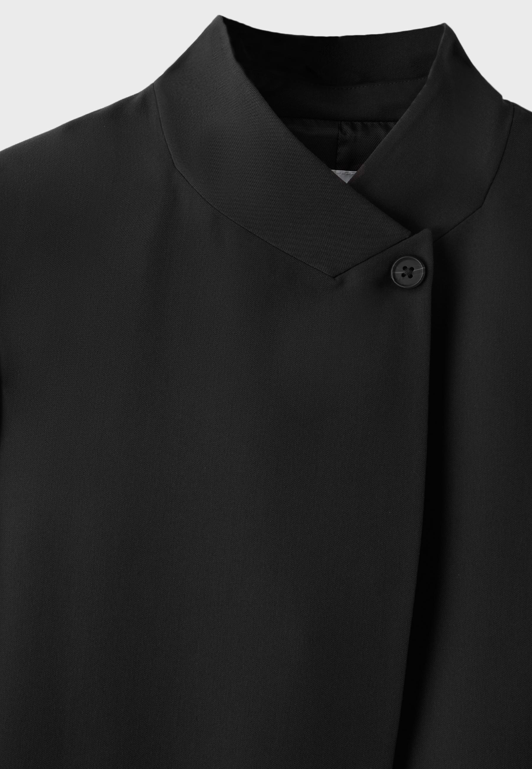 Asymmetric blazer — Black