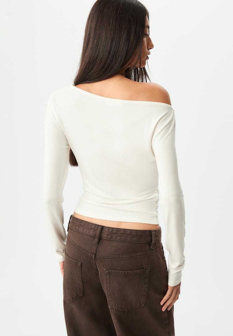 asymmetrisch positioneel t shirt