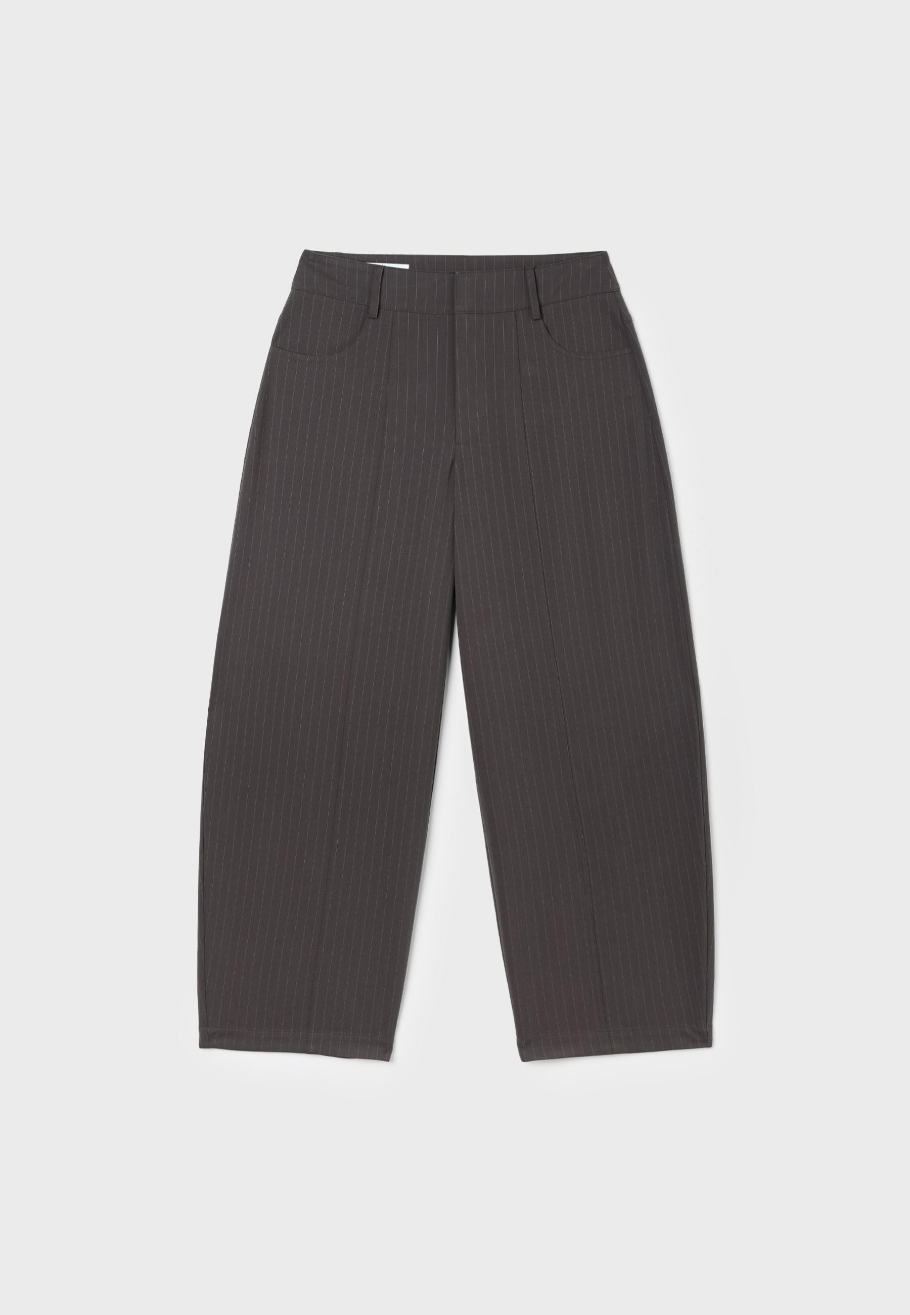 Tailored barrel trousers — Purple