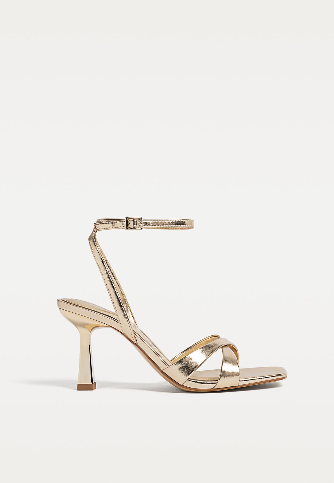 Heeled Sandals Stradivarius Sandali Tacco Stradivarius Heeled