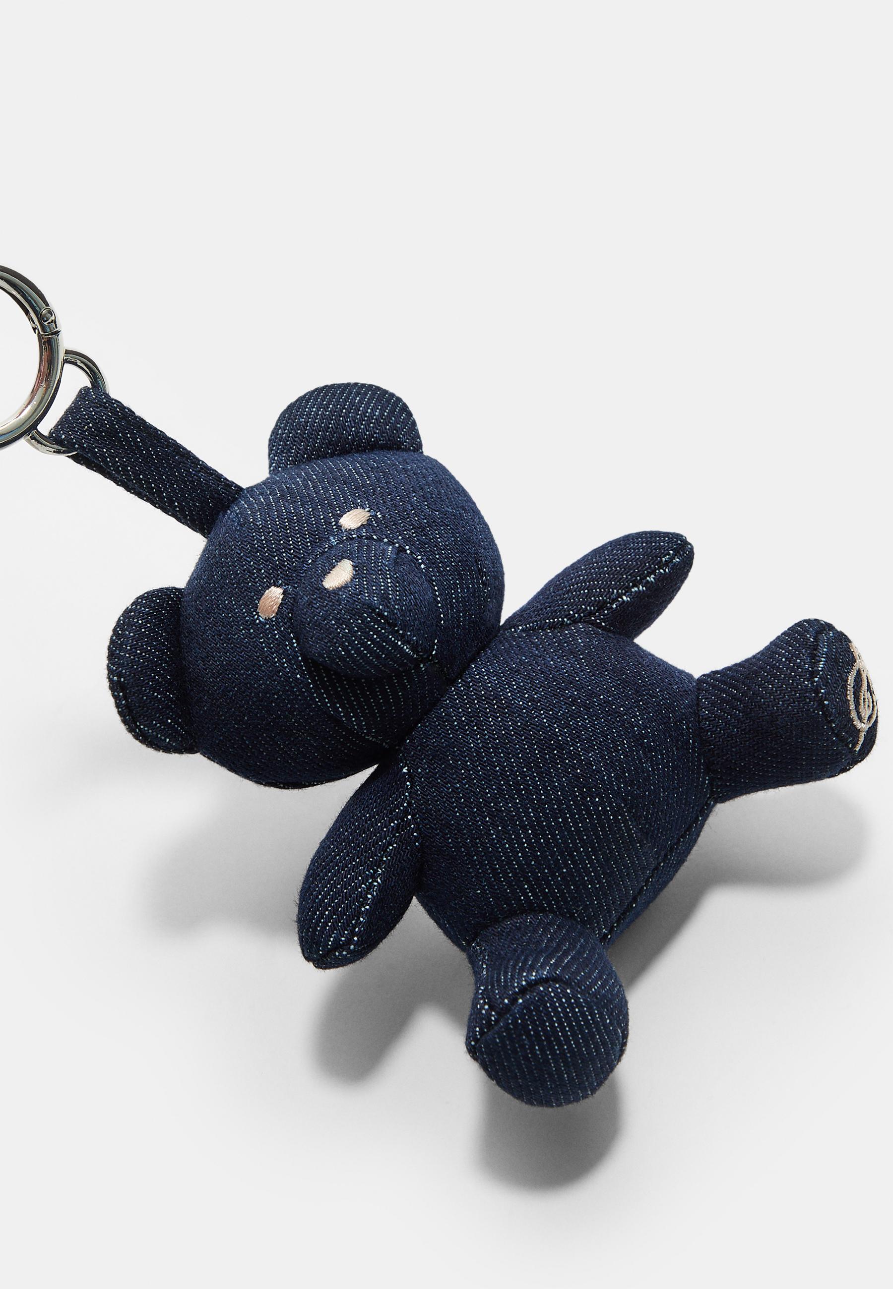 Denim bear charm keyring - Women's fashion | Stradivarius Jordan