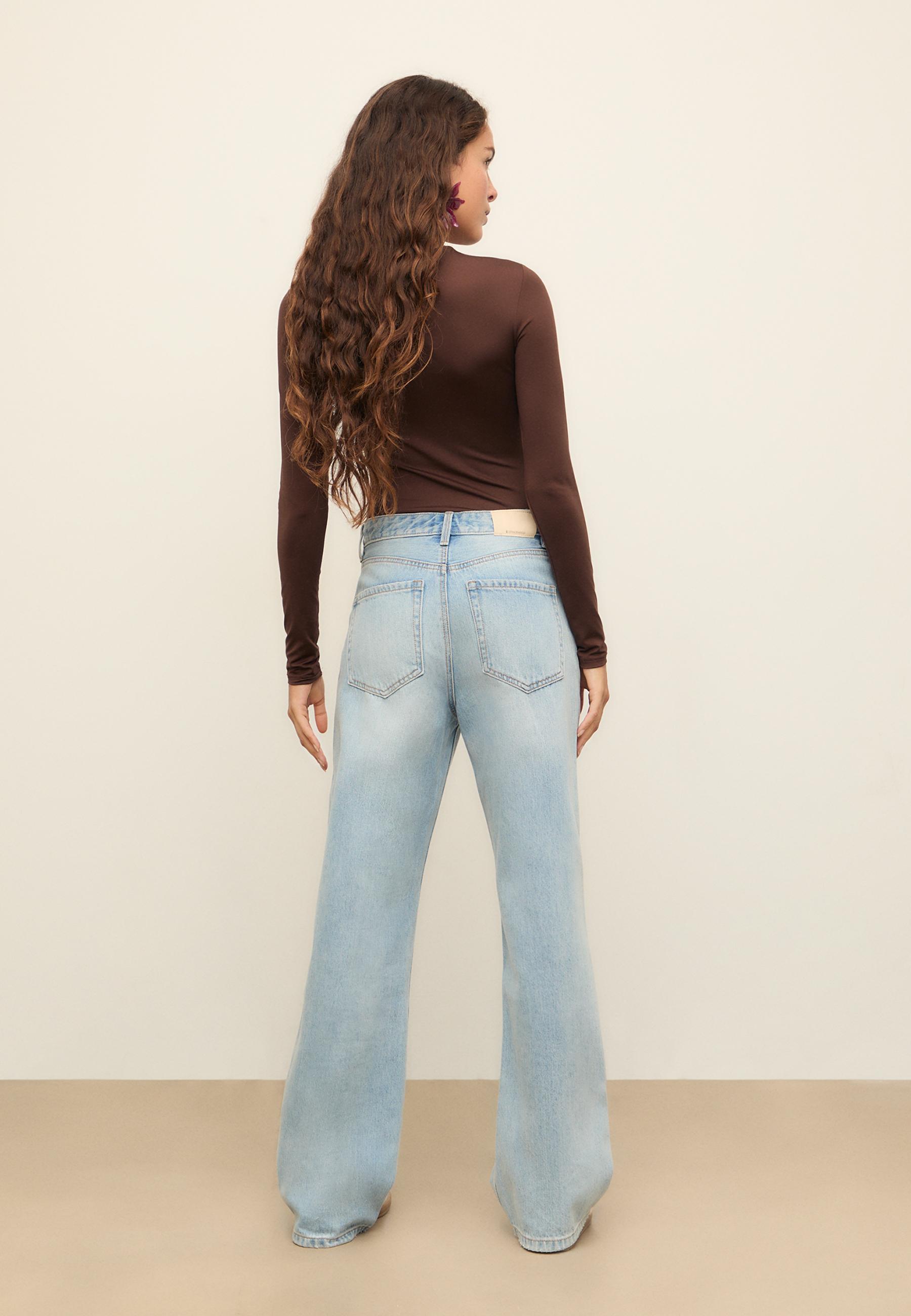 D92 straight fit geniş paça jean - Görsel 24