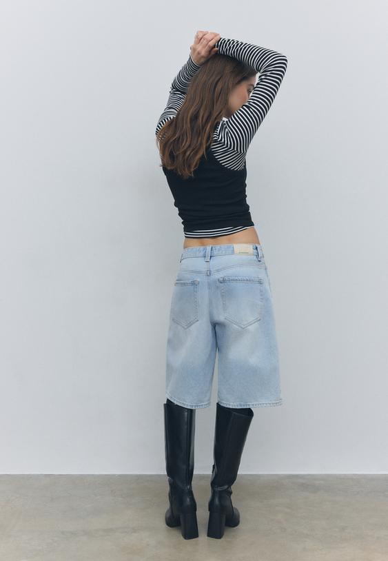 d95 jort bermuda denim