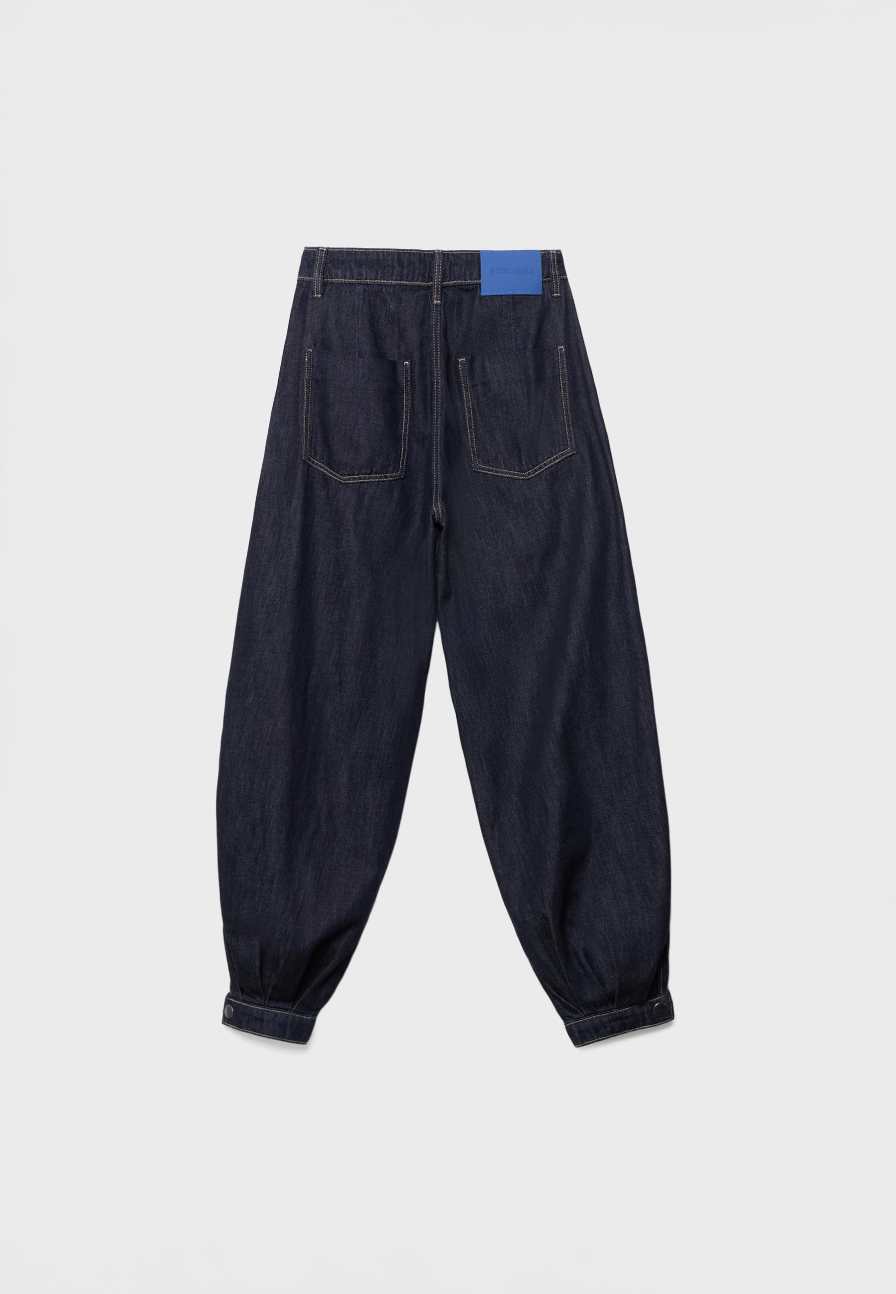 D72 Sarouel jeans — RINSE BLUE DENIM