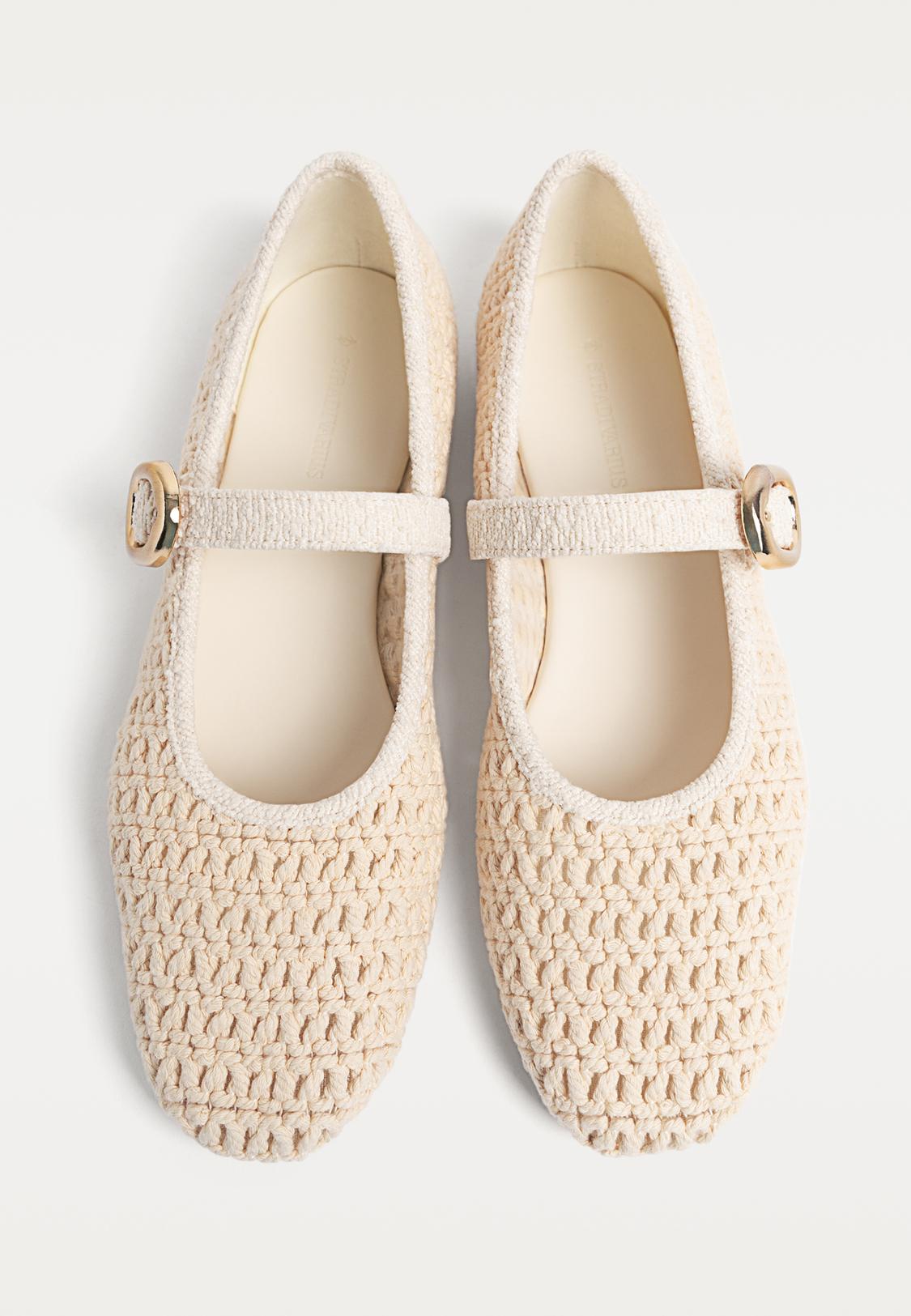 Chaussures Ballerines Ballerine Crochet Femme Ballerines Crochet