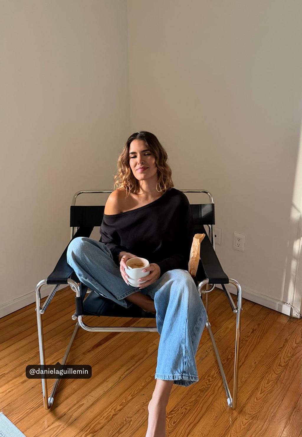 Jersey punto cuello barco