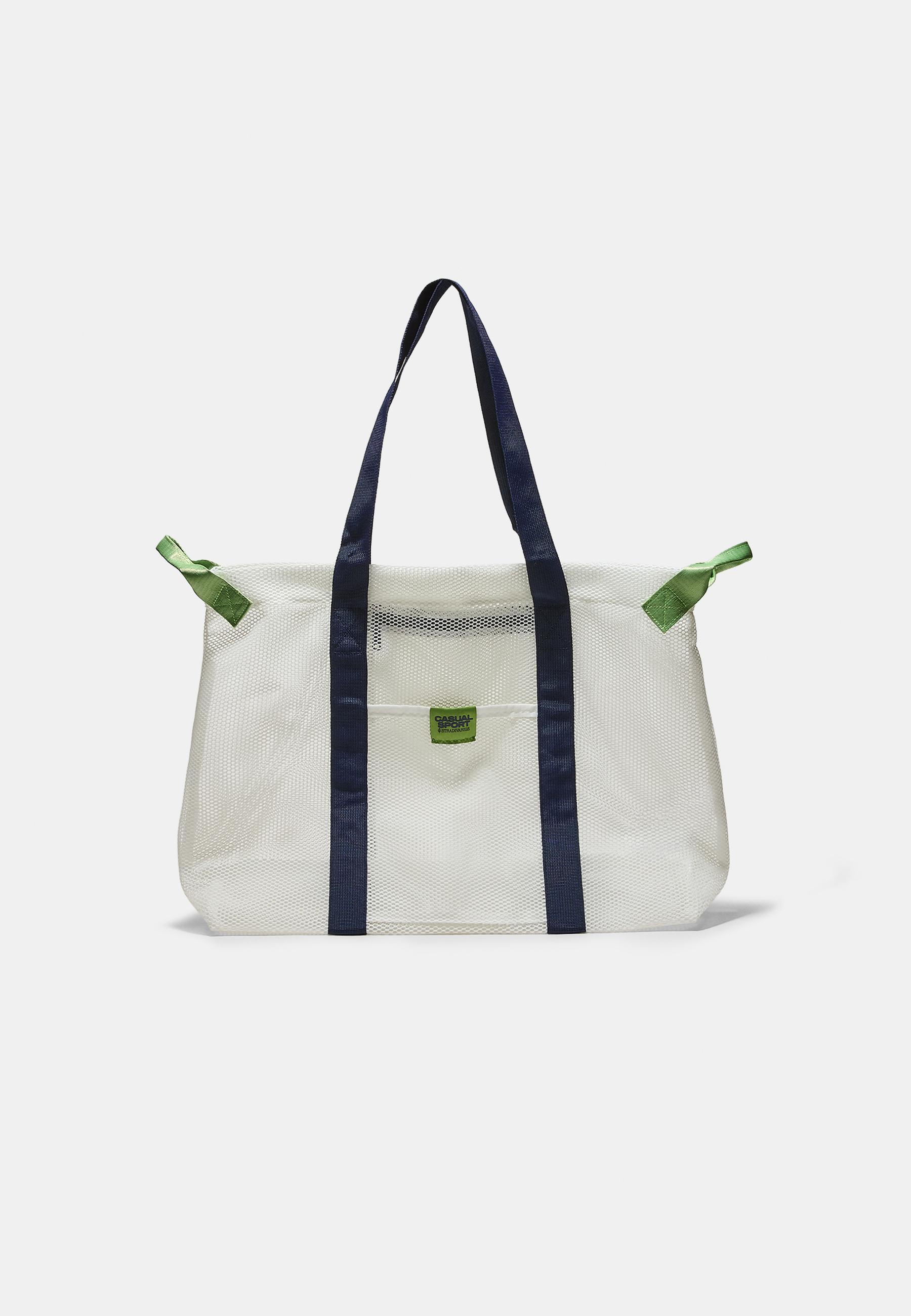 Kontrast file shopper çanta - Görsel 6