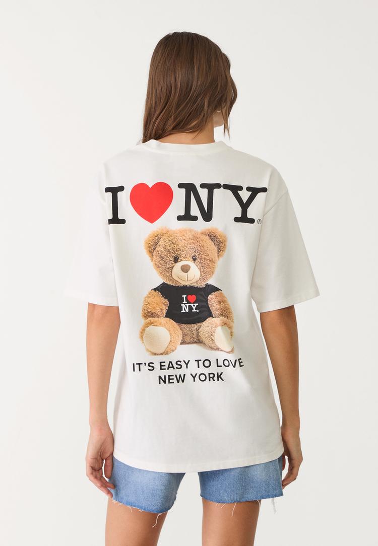 camiseta oversize i love ny
