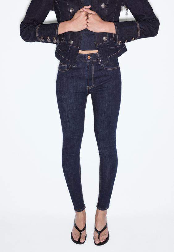 d07 regular waist skinny jeans