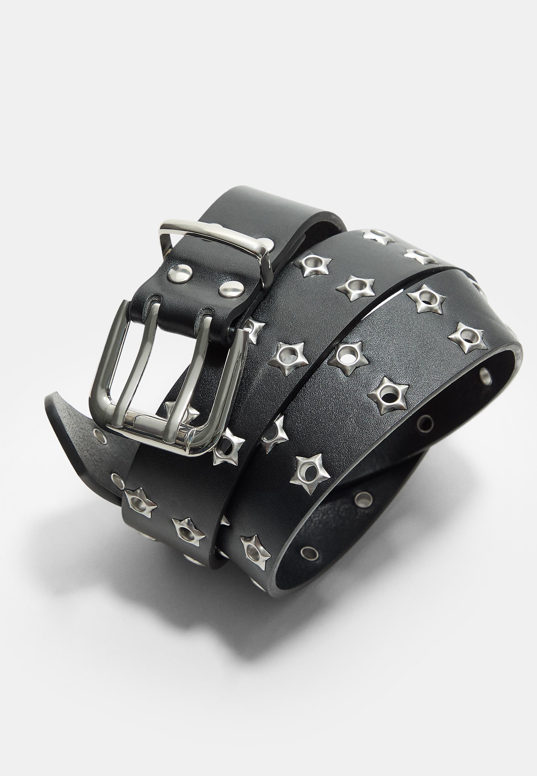 Diržas su žvaigždės formos kniedėmis - null moterims