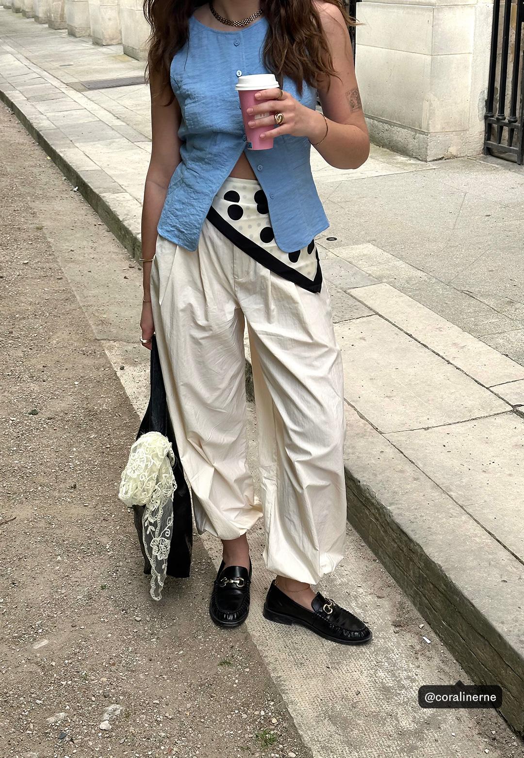 Buttoned waistcoat — Blue