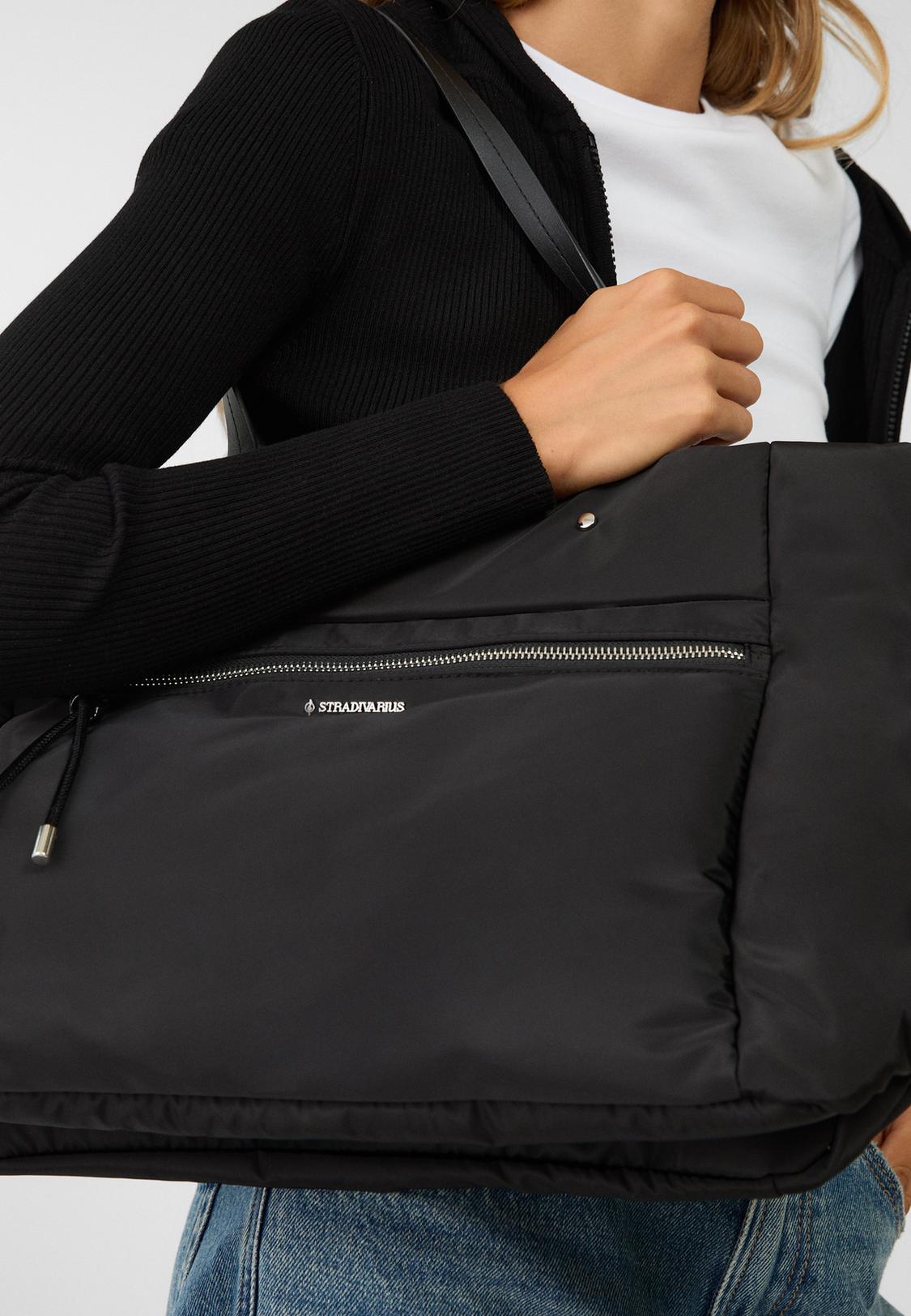 Fabric tote bag Women's fashion Stradivarius Georgia