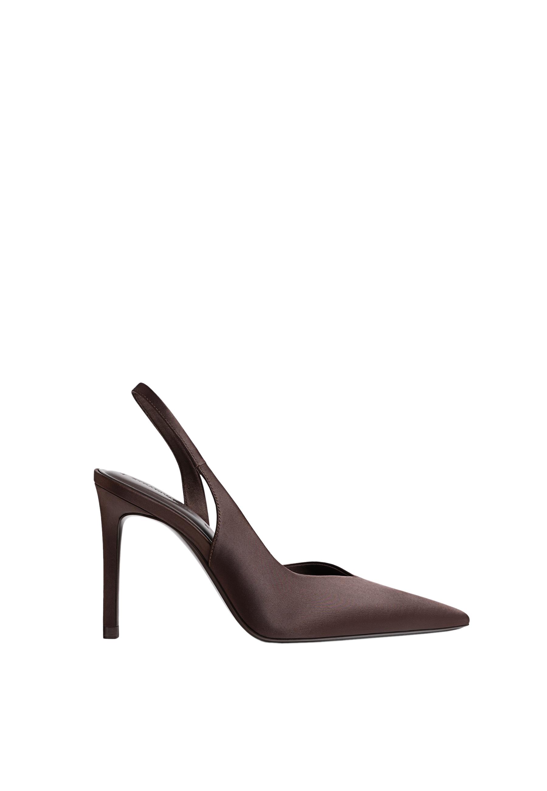 Satin-effect high-heel shoes - Women's fashion