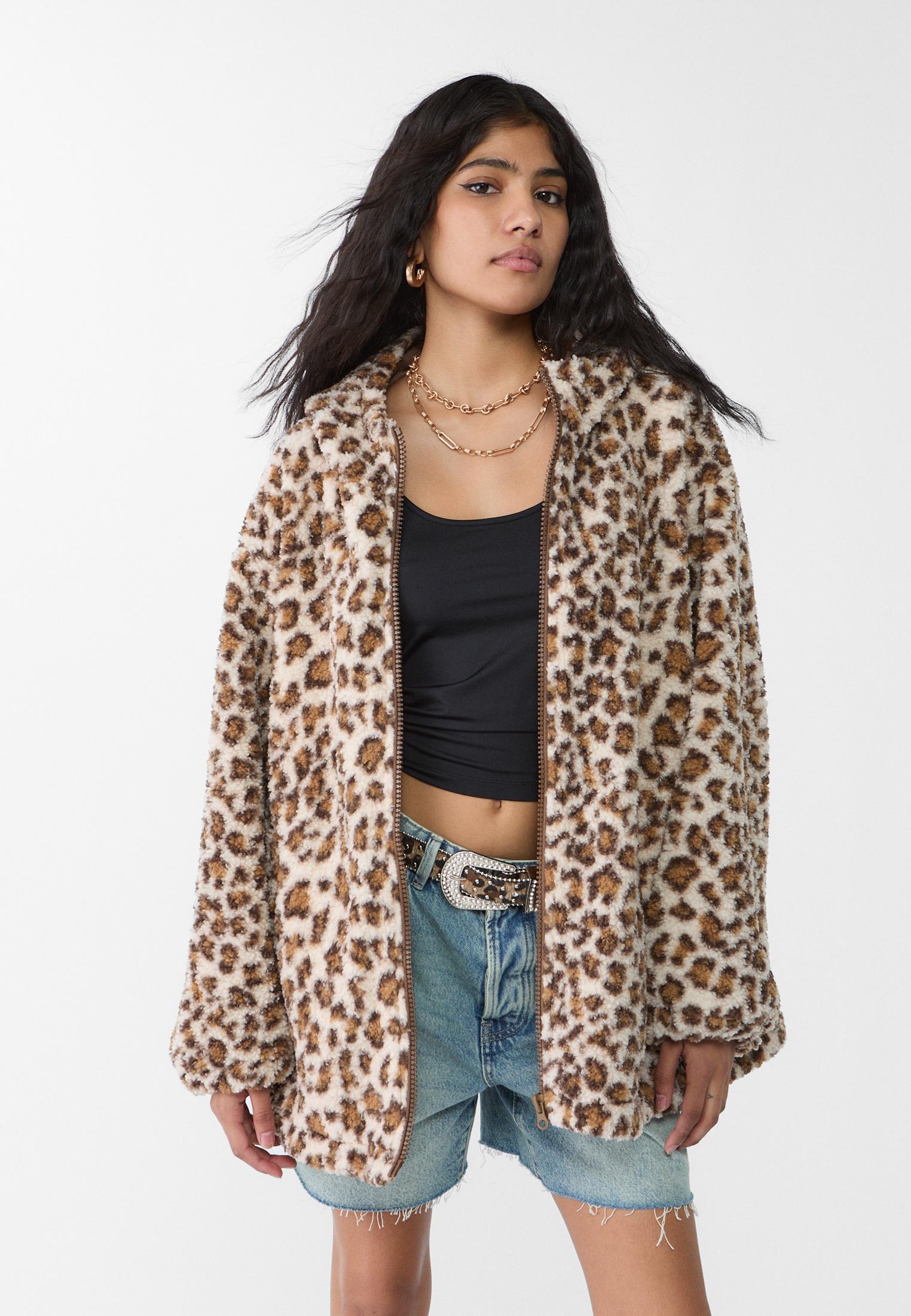 Leopard jacket womens hotsell