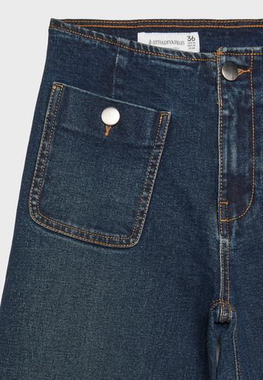 D77 Minimalist jeans with pockets — LIGHT GREY DENIM WASH 9