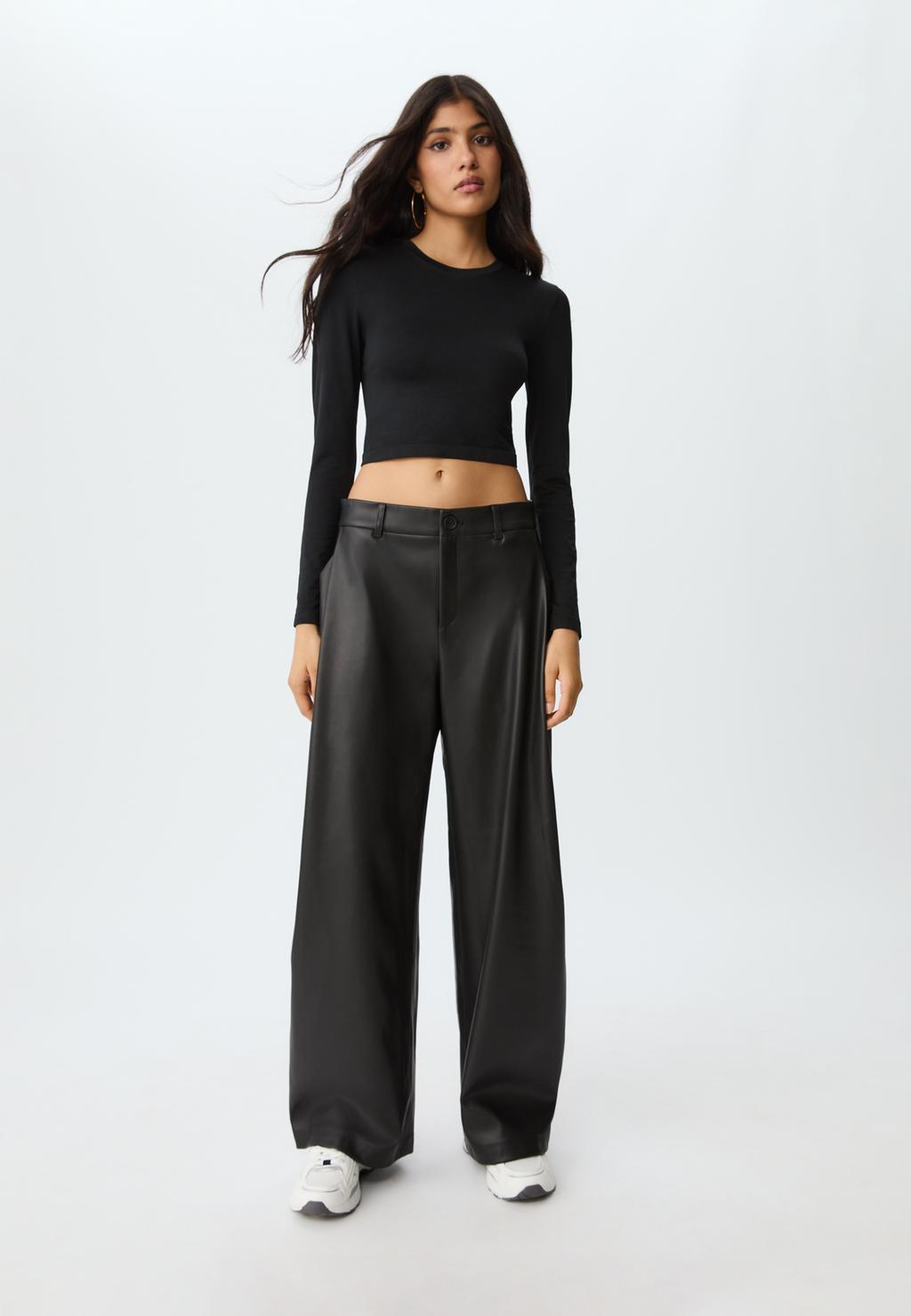 Camiseta básica crop