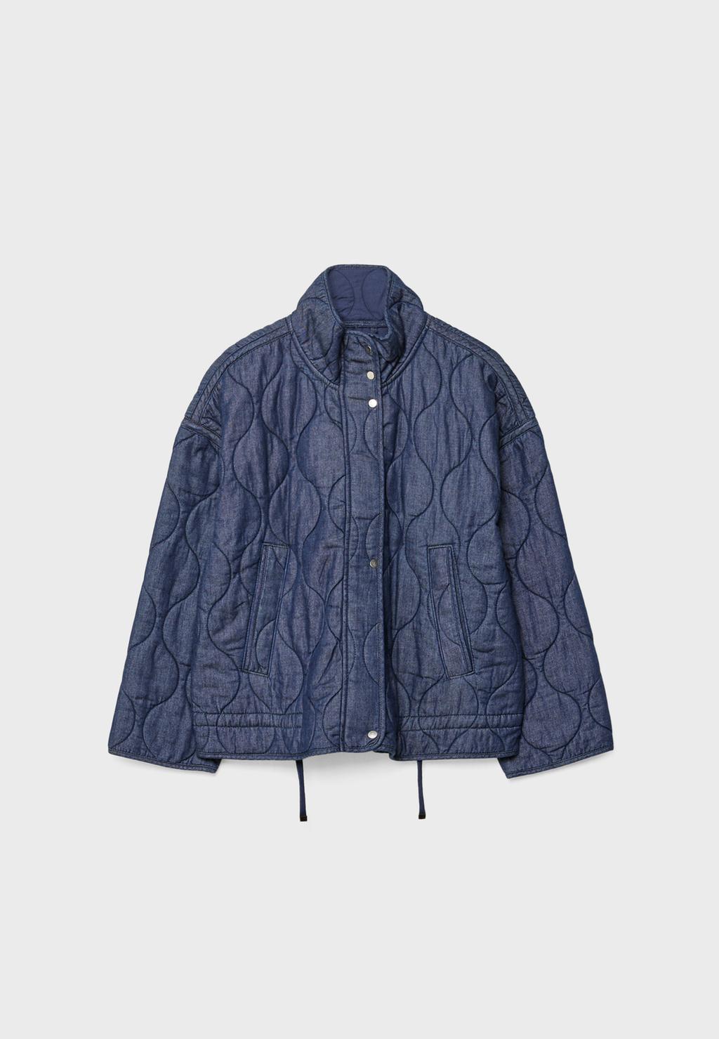 Cazadora acolchada denim