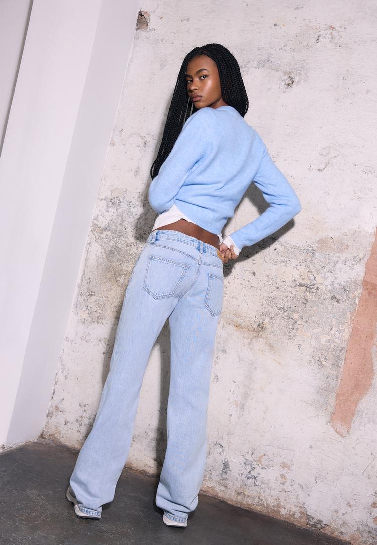 pantalon low straight leg