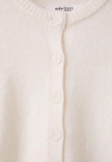 Oversize knit cardigan — Ecru 9