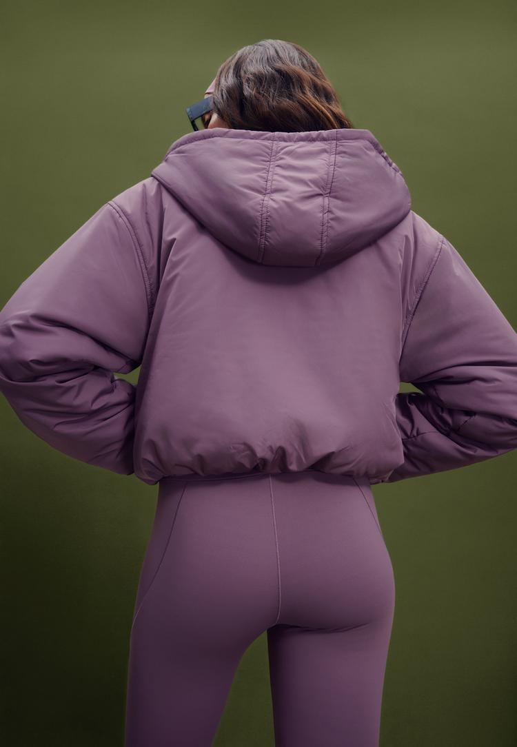 chaqueta acolchada abullonada