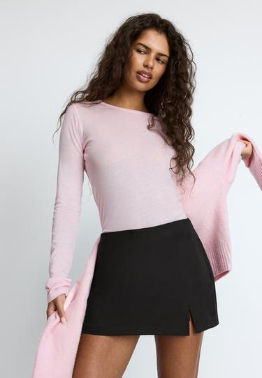 Side split skort — Black 6