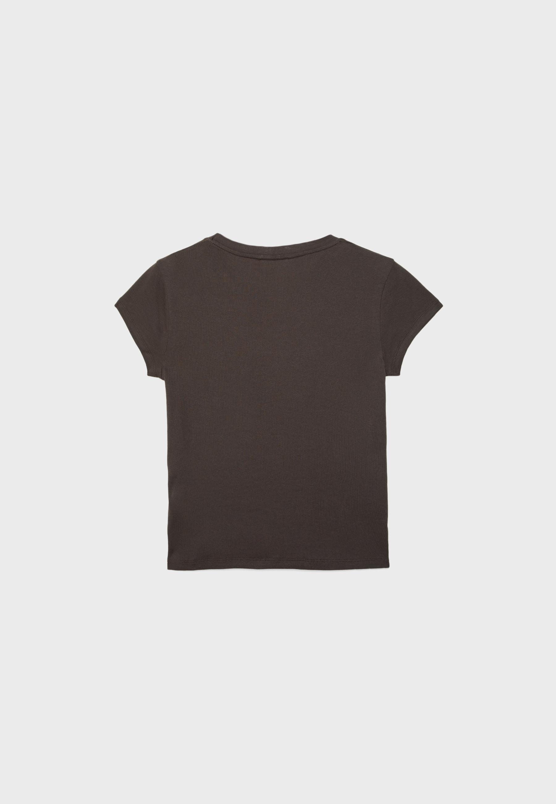 Short sleeve banana T-shirt — Brown