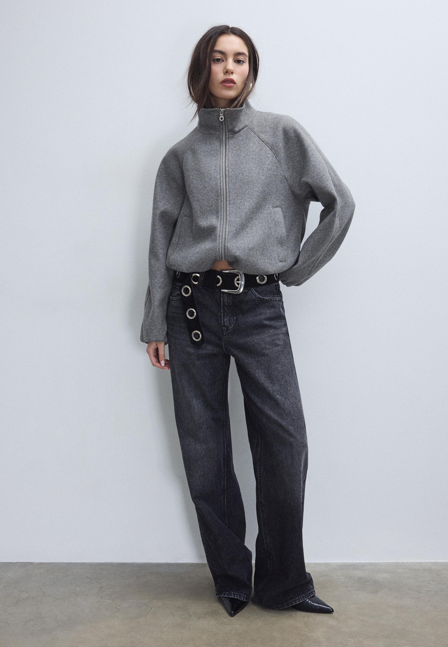 Soft-touch balloon bomber jacket - Women's Community | Always On
