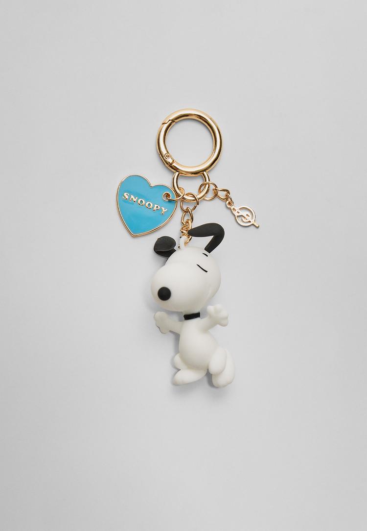 Stradivarius Přívěsek Snoopy White Os