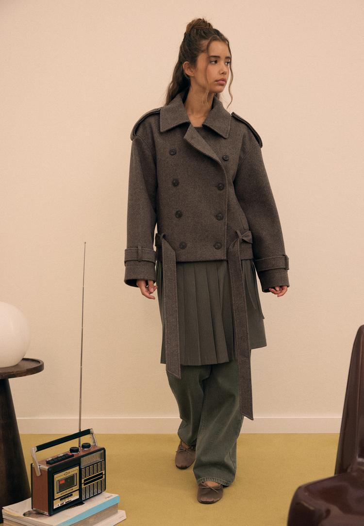 Stradivarius Mjuk Oversize-Trenchcoat 0-400 L