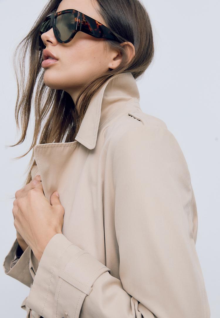 trench regular basique ceinture