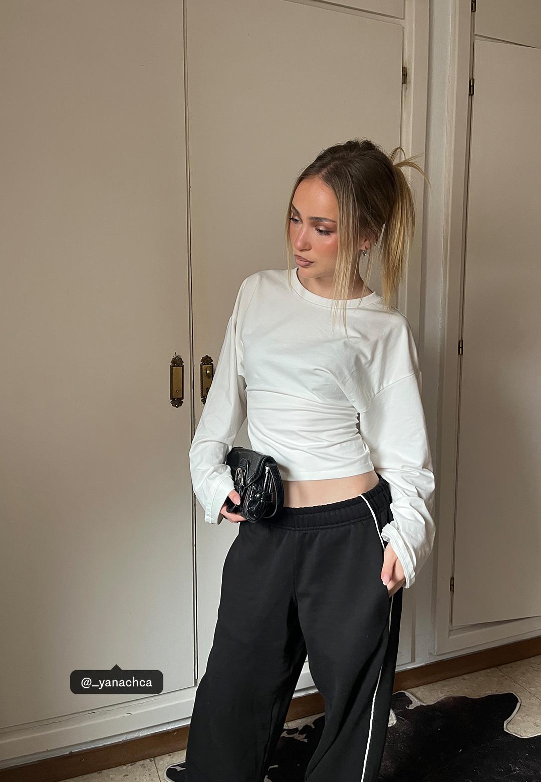 Şeritli jogger pantolon - Görsel 5