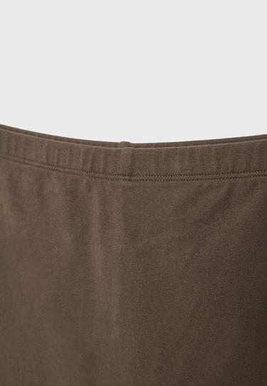 Basic knit skort — Brown 8