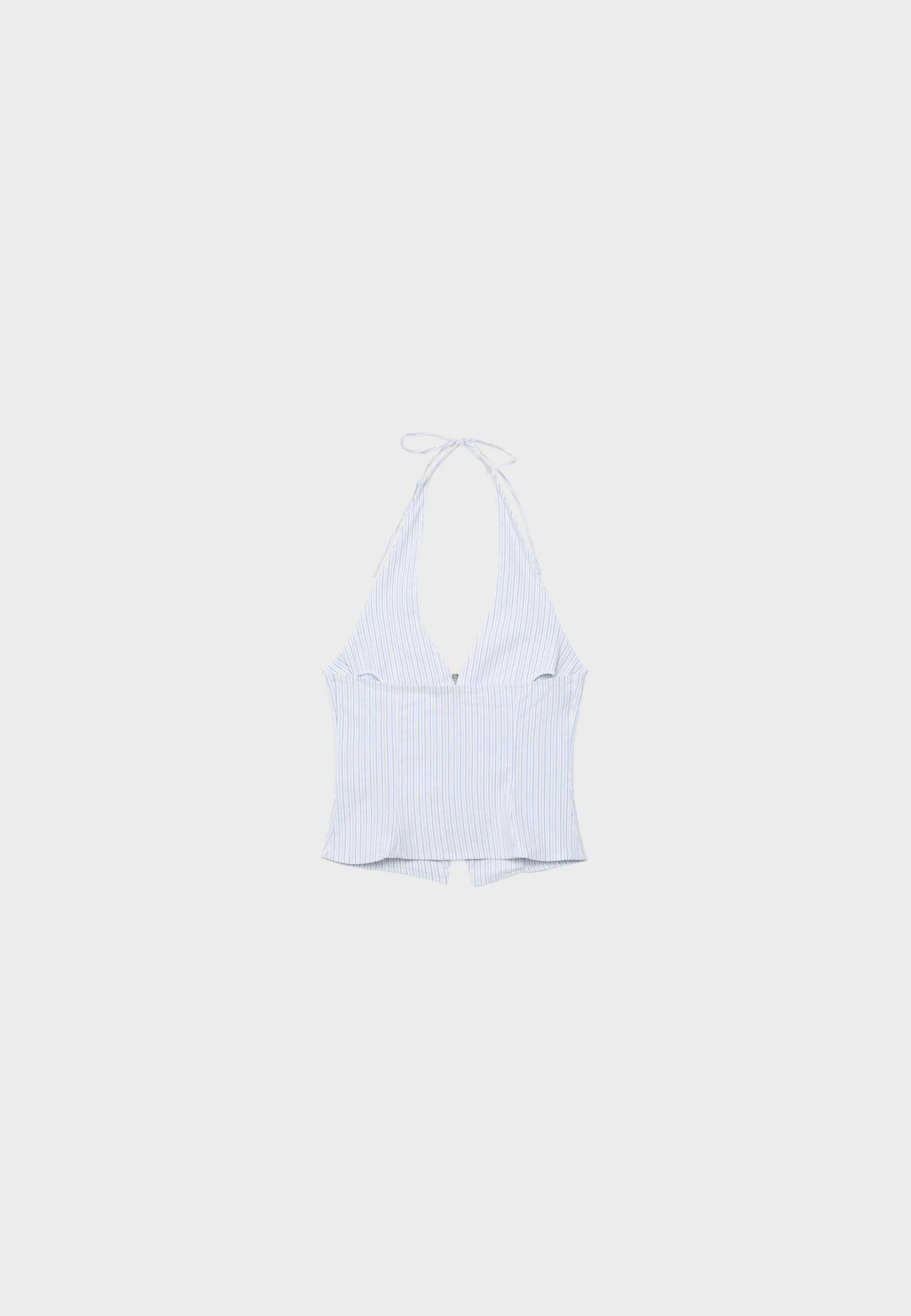 Bengaline halter top — Sky blue