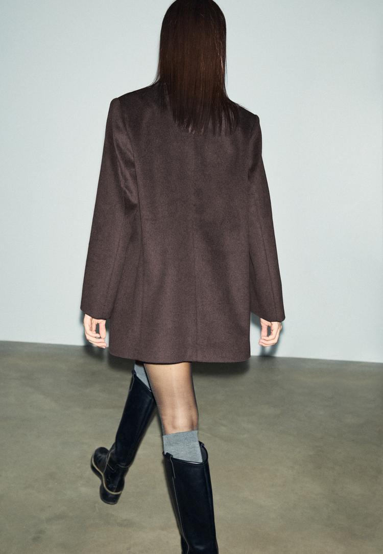 abrigo regular cruzado