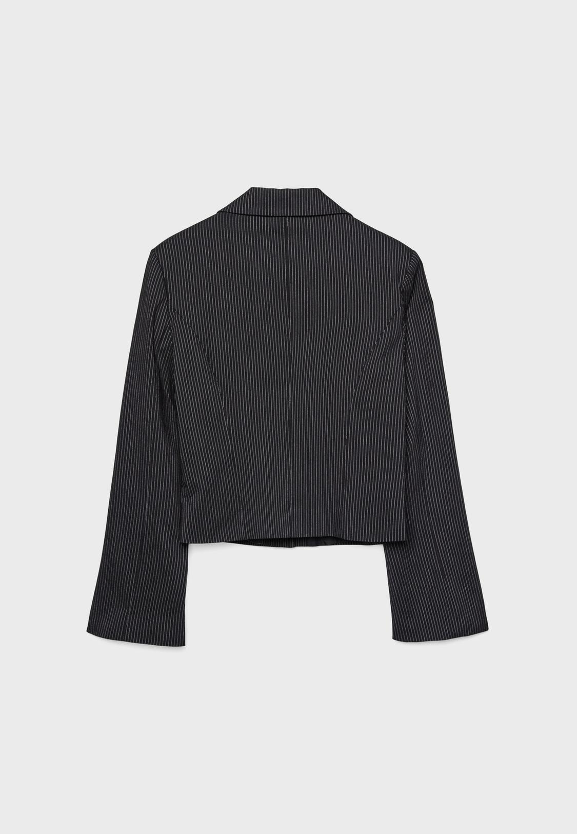 Short striped blazer