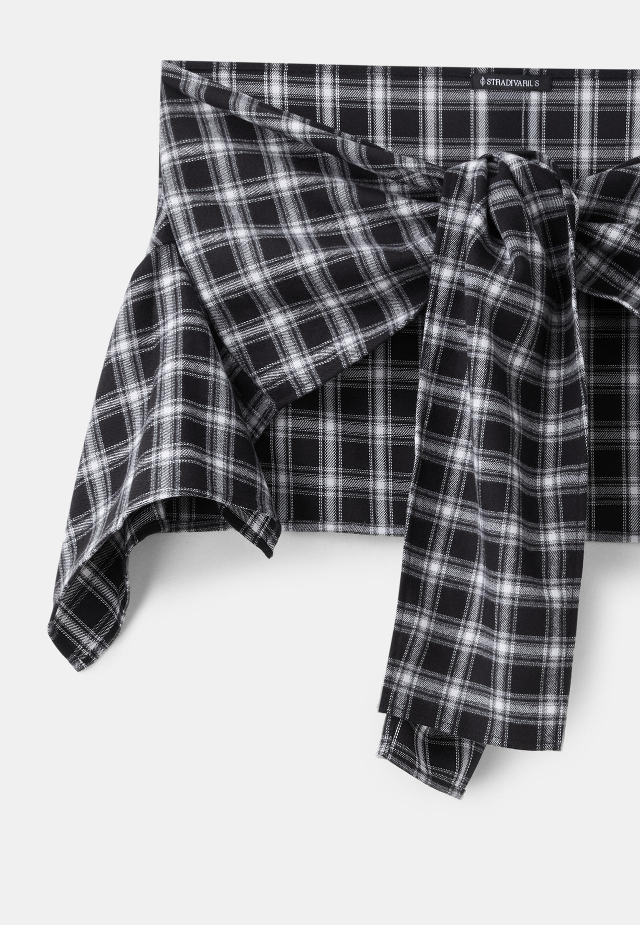 Shirt-style belt — Black