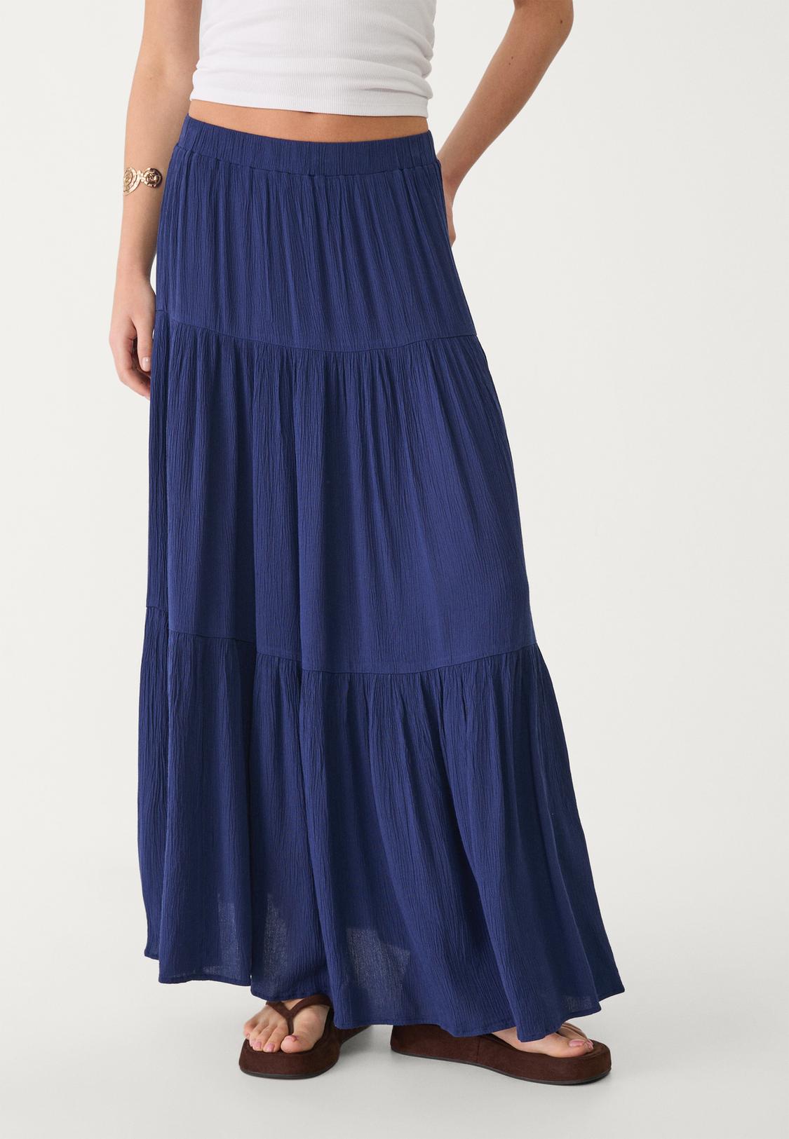 Long flowing skirt Women's fashion Stradivarius Lebanon