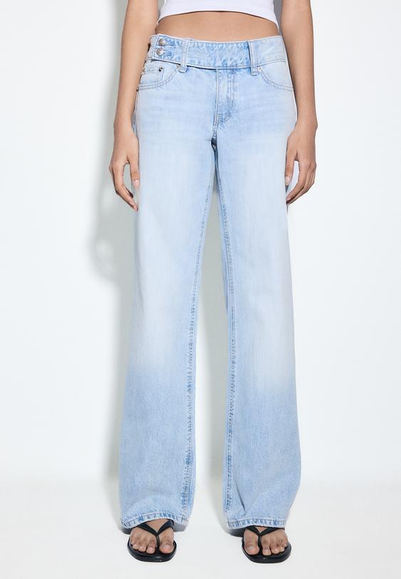 jeans low waist straight cintura martillo