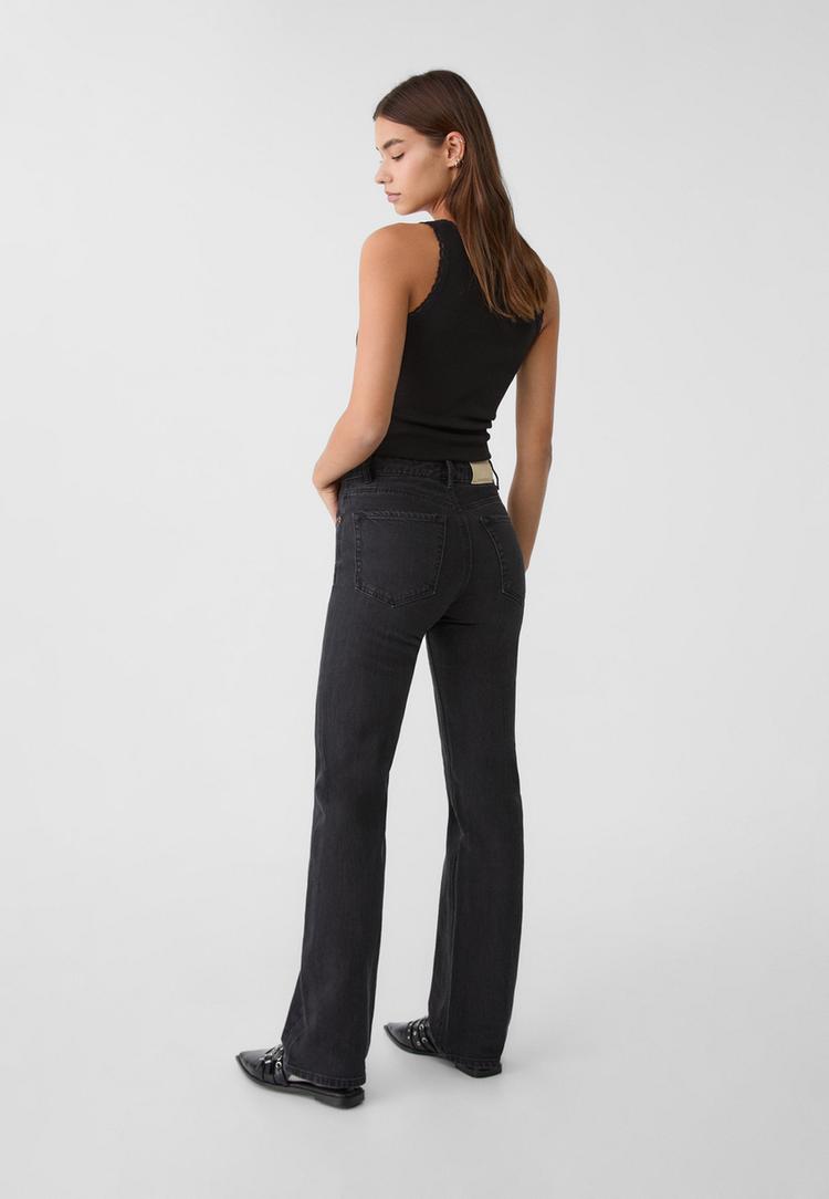 d98 jeans straight efecto vintage