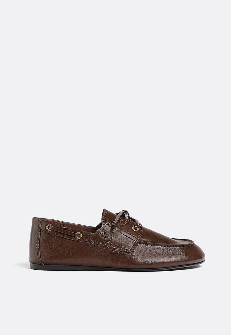 mocasines detalle cosido