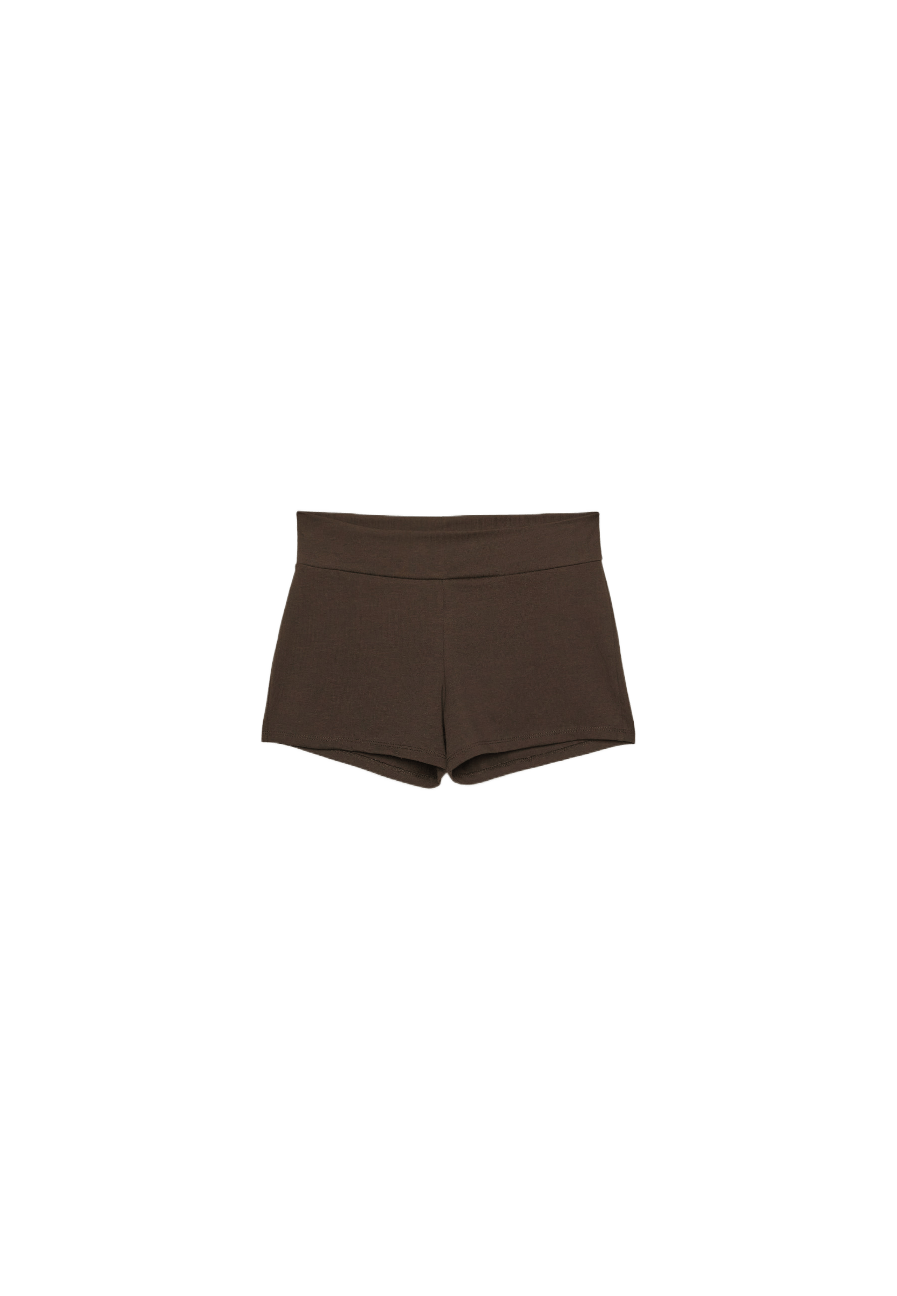 Mini shorts — Brown