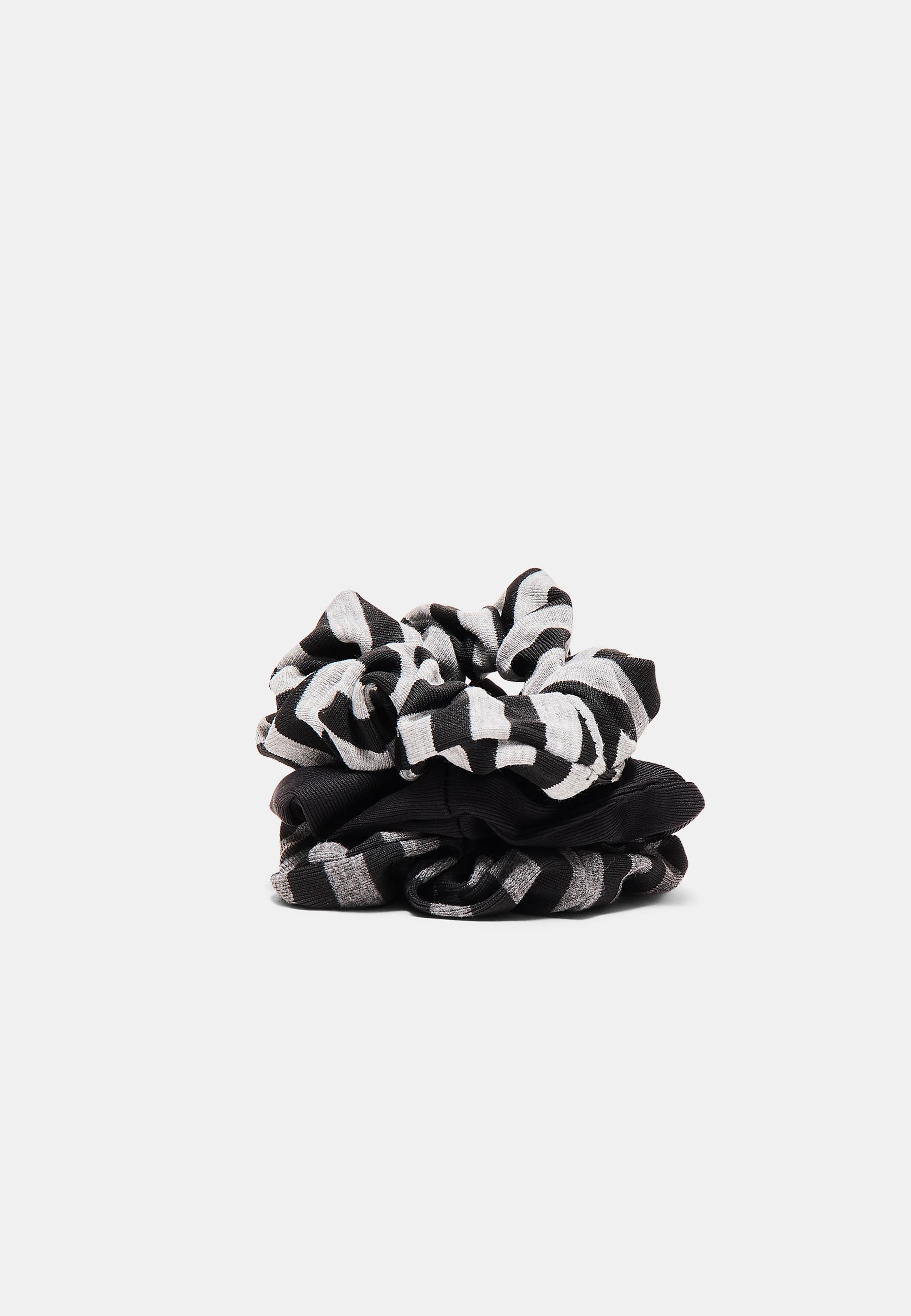 Set of 3 scrunchies — Black