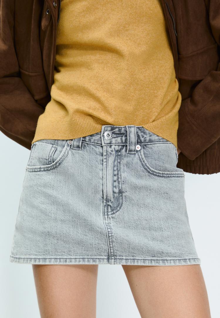 d62 denim skort