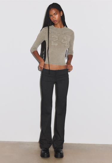 Bengaline bell bottom trousers — Black 3
