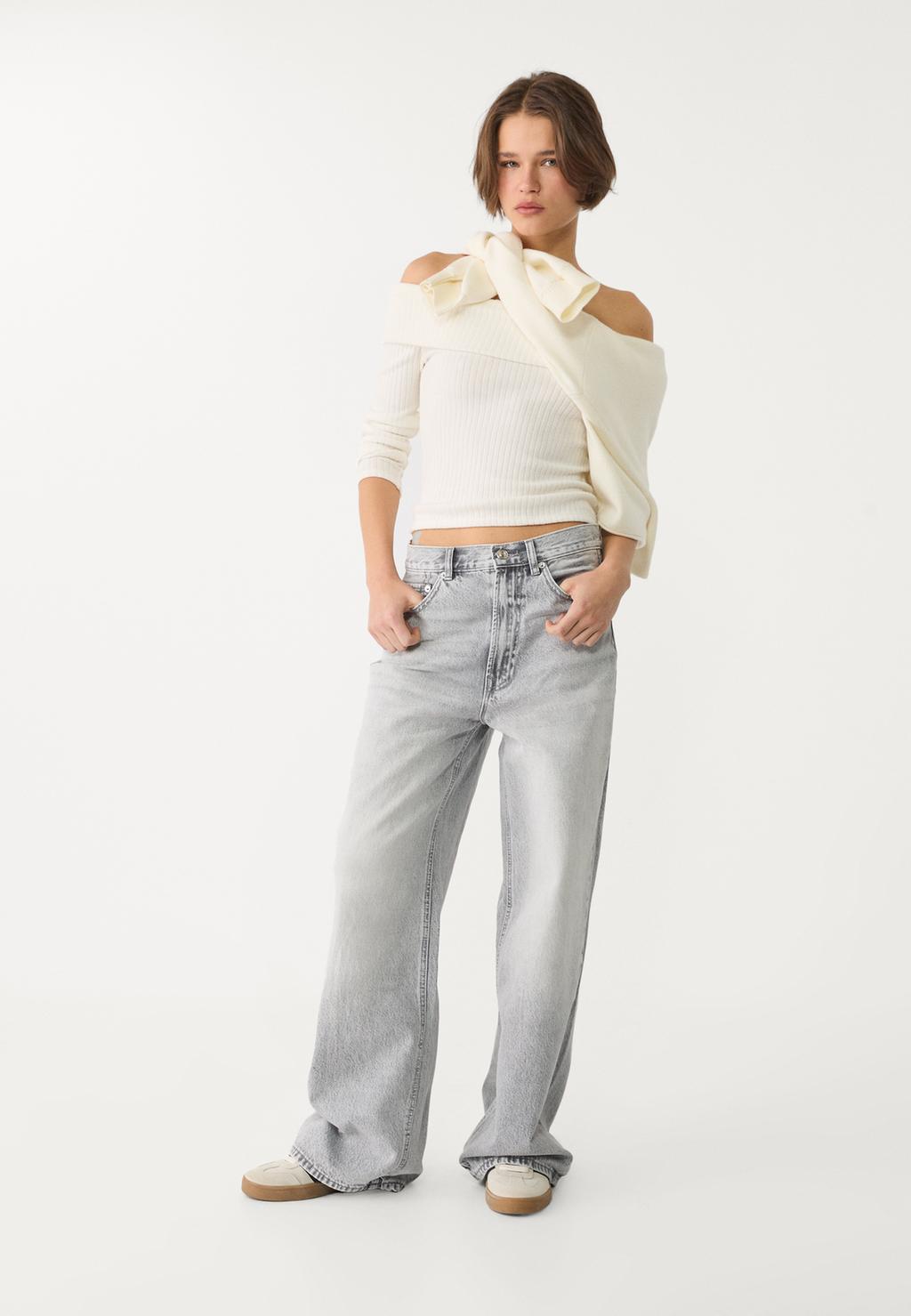 D88 Wide-leg baggy jeans