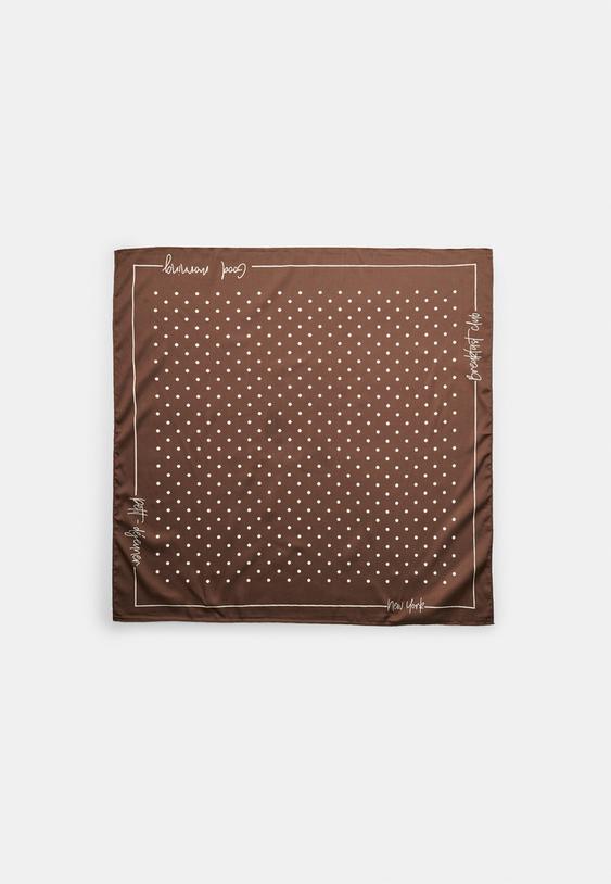 polka dot scarf
