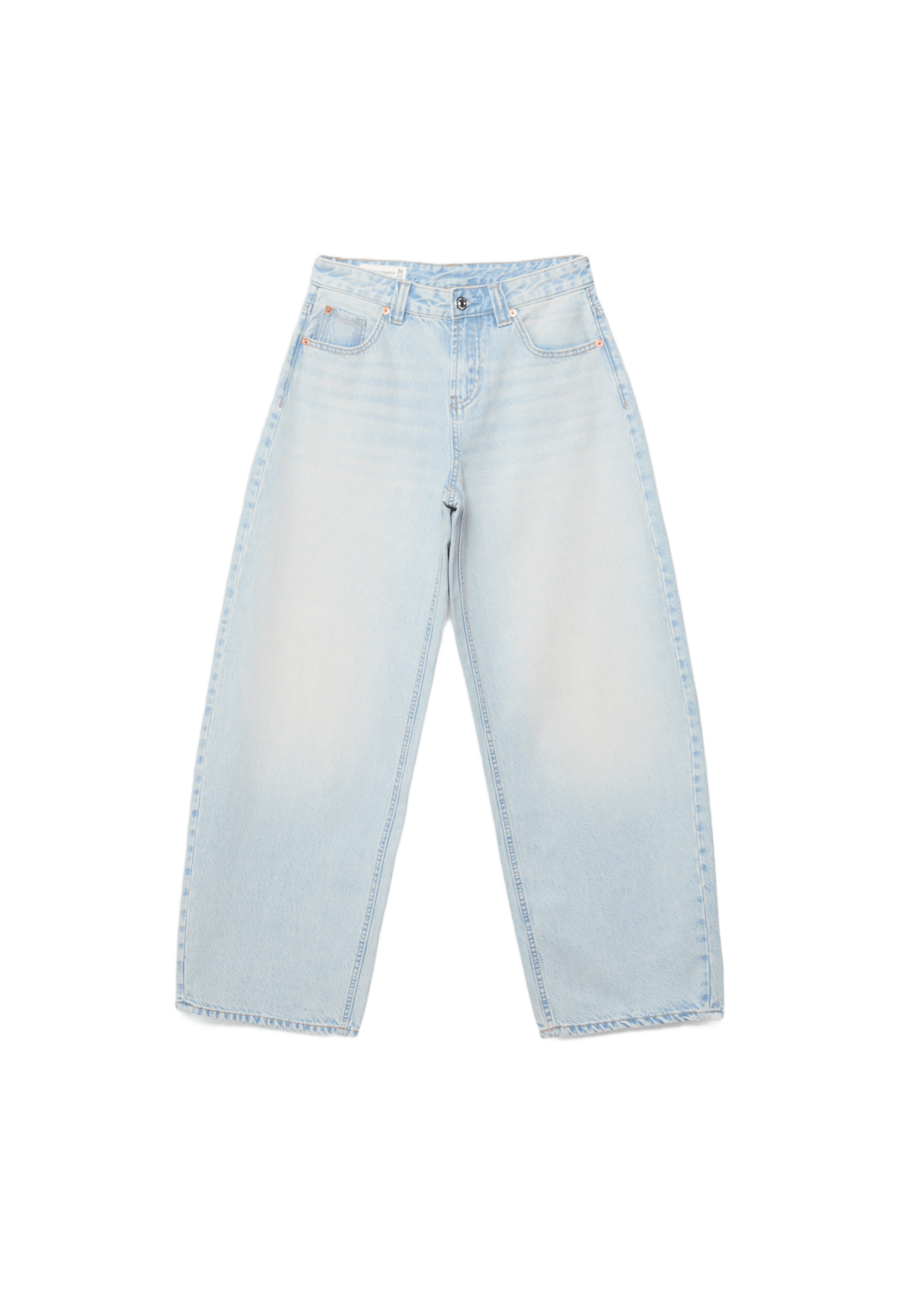 D80 Barrel fit jeans — OVERDYED BLUE DENIM