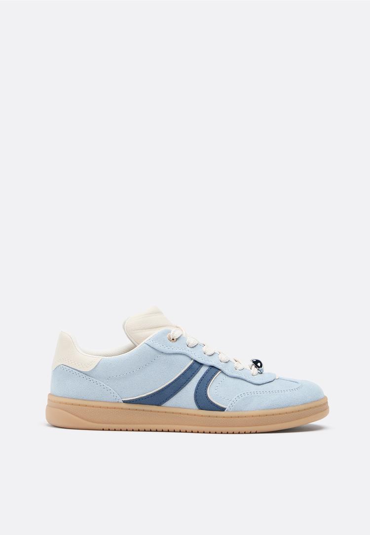 Stradivarius Sneakers I Imiteret Skind 36